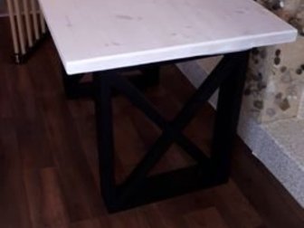 Новый деревянный стол в стиле лофт,  120?75?75, в Чебоксарах