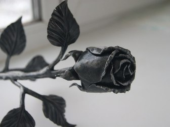 Смотреть изображение  Кованная роза, железный цветок 32850702 в Ярославле