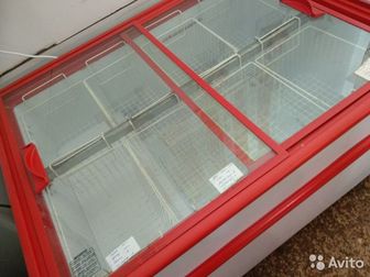 Вместительный морозильный ларь с двумя отсеками для хранения товаров глубокой заморозки, Состояние: Б/у в Ярославле