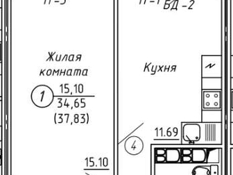 Строится дом 15 эт,  из керамического кирпича, в развивающемся районе,  
Черновая отделка ( штукатурка, электроразводка, входная металлическая дверь) возможна перепланировка в Кирове
