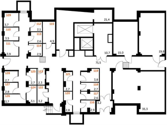 Продаётся кладовое помещение общей площадью 2, 1 кв, м,  на 1-м этаже 25 этажного дома,  [#2442633#] в Люберцы