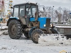 Уникальное foto  Аренда трактора МТЗ, погрузчиков, Уборка снега трактором 73108246 в Москве