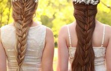 Волосы для свадебной прически