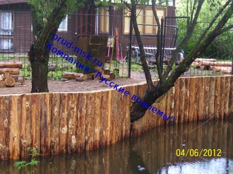 Скачать изображение  укрепление берега лиственницей 35897707 в Москве