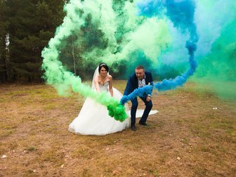 Уникальное фото Организация праздников Цветной дым для свадеб и фотосессий 37356661 в Рязани