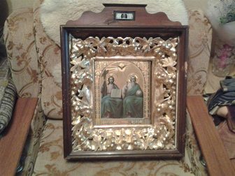 Смотреть фотографию Антиквариат продаю икону,святая троица 32711612 в Ростове-на-Дону
