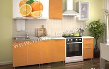Кухня Апельсин/оранж 2,1 м лдсп лак