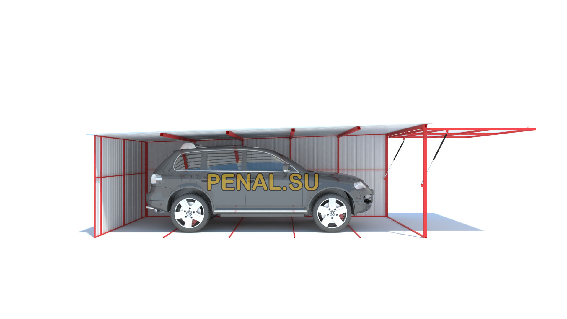 Сборно-разборные конструкции гараж для стоянки 10 машин