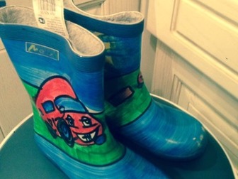 Новое фото Детская обувь синие сапоги для мальчика 51666846 в Зеленограде